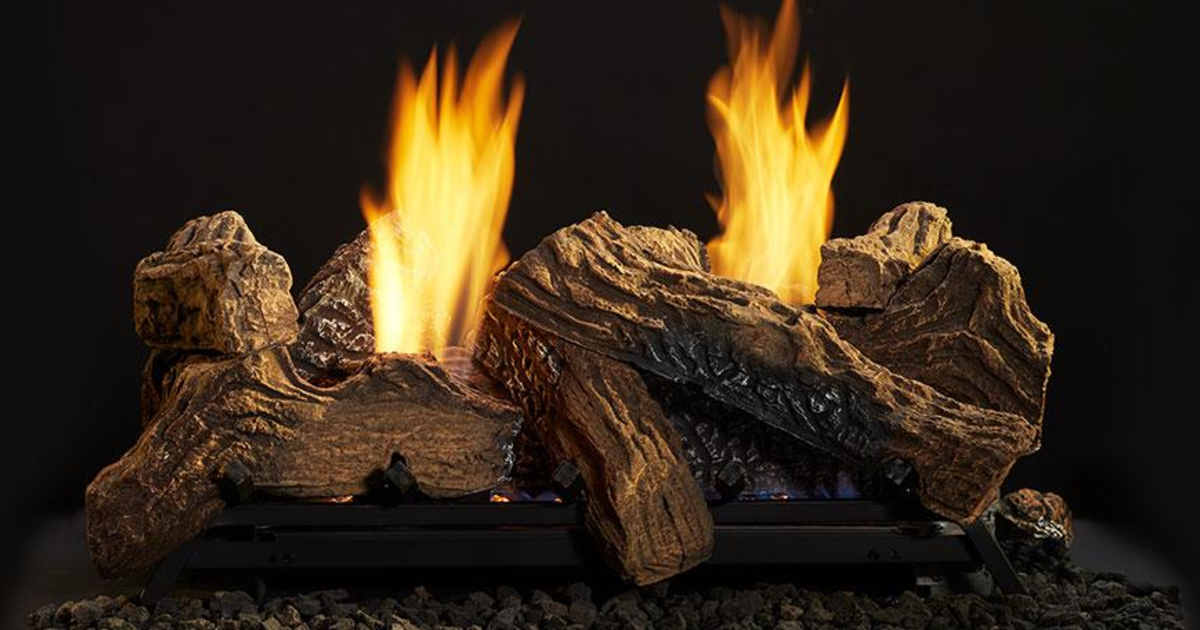 Natural Blaze See-Through Vent Free Gas Logs | Monessen Hearth
